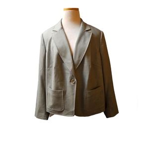 Talbots Women's petites Italian Wool single button blazer NWT MSRP $212
